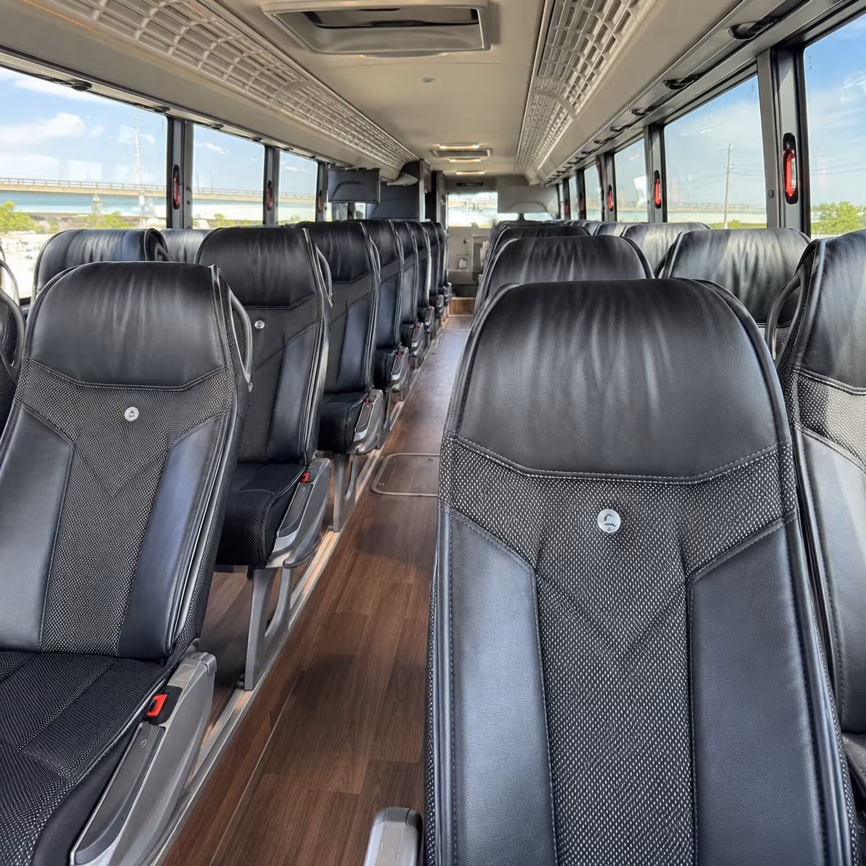 Riverside Airport Shuttle & Transportation party bus exterior
