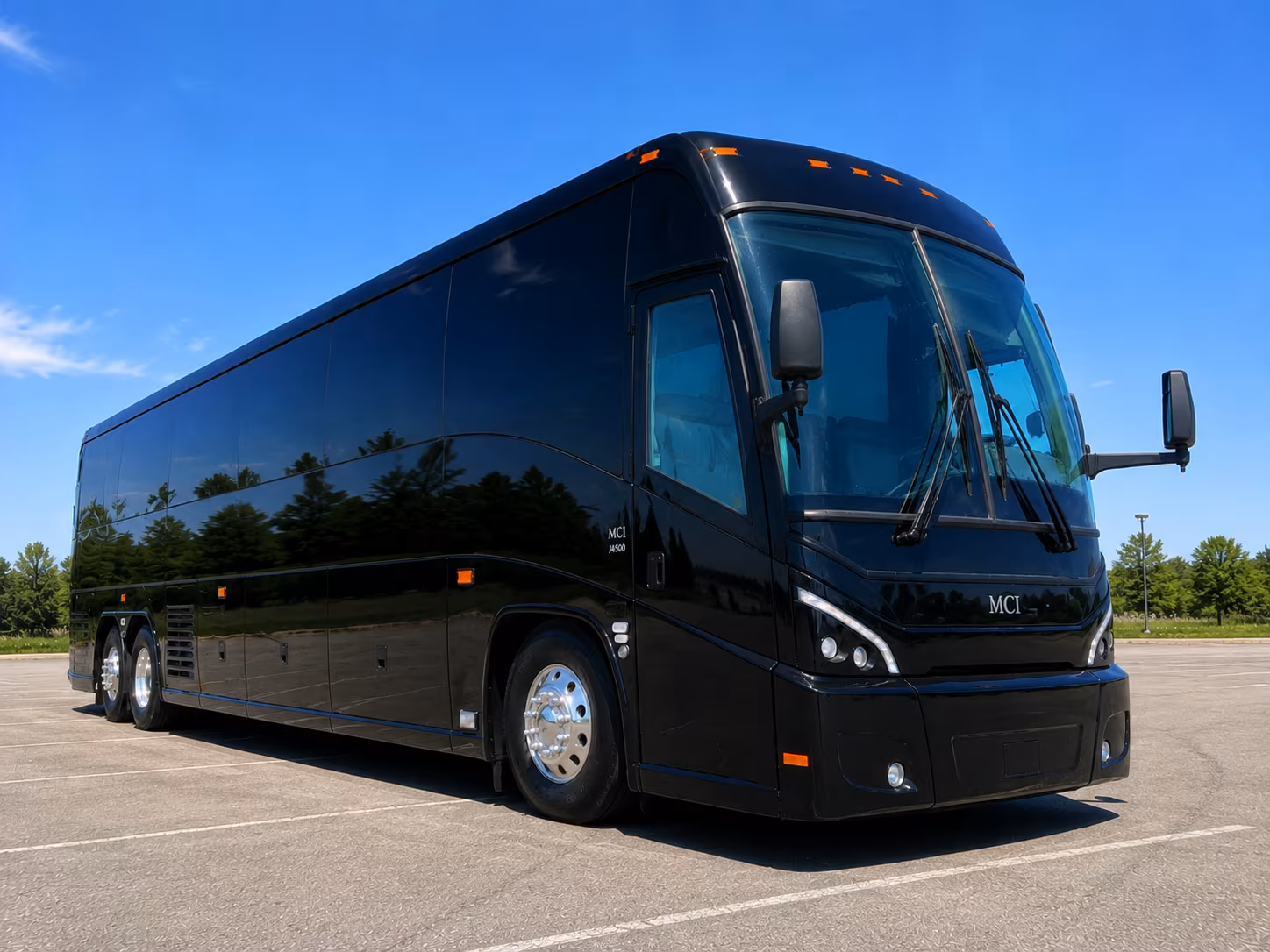 Riverside Airport Shuttle & Transportation party bus exterior