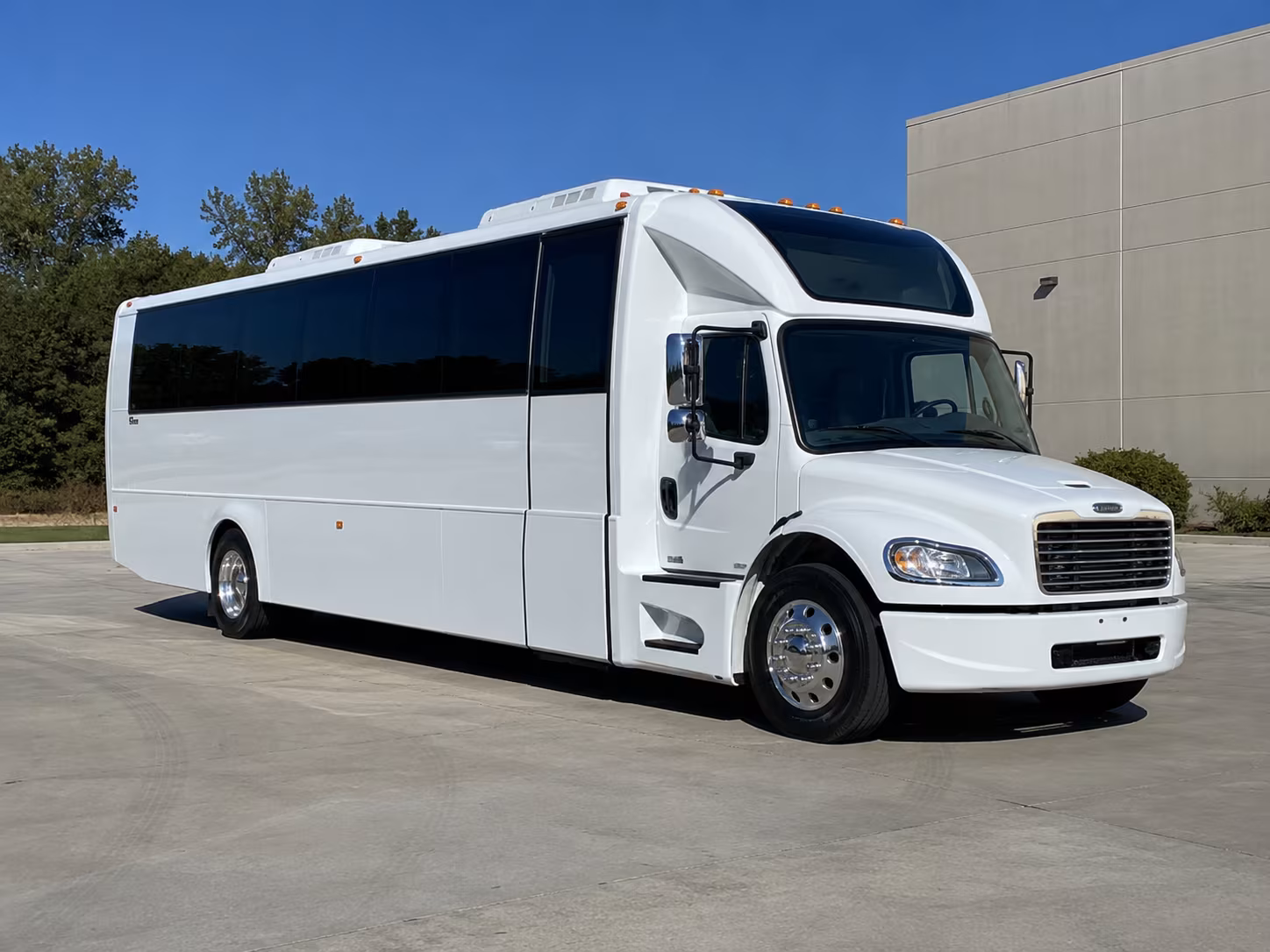 Riverside Concert & Music Festival Transportation party bus exterior
