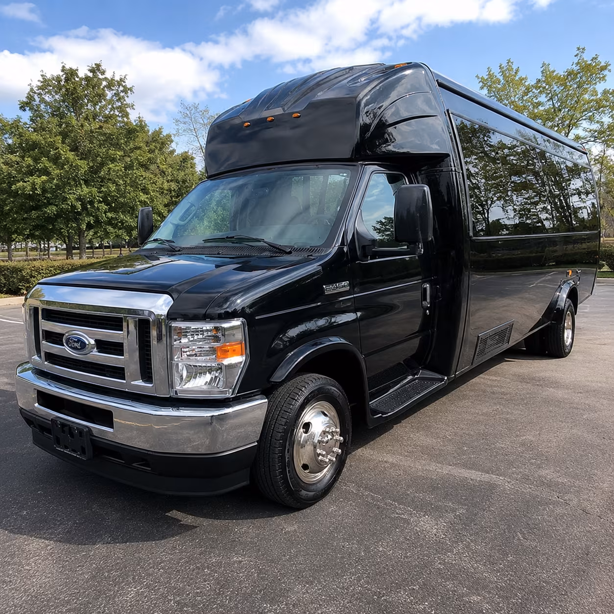 Riverside Concert & Music Festival Transportation party bus exterior