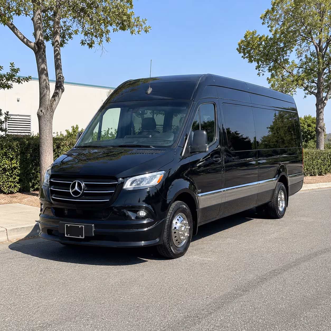 Riverside Corporate Transportation party bus exterior