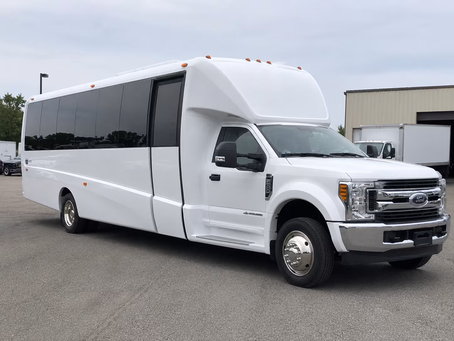 Riverside Corporate Transportation party bus exterior