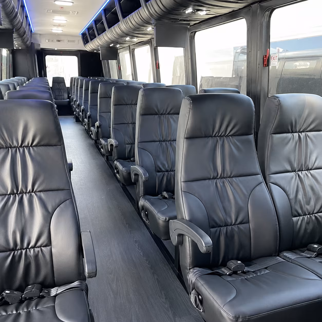 Riverside Corporate Transportation party bus exterior