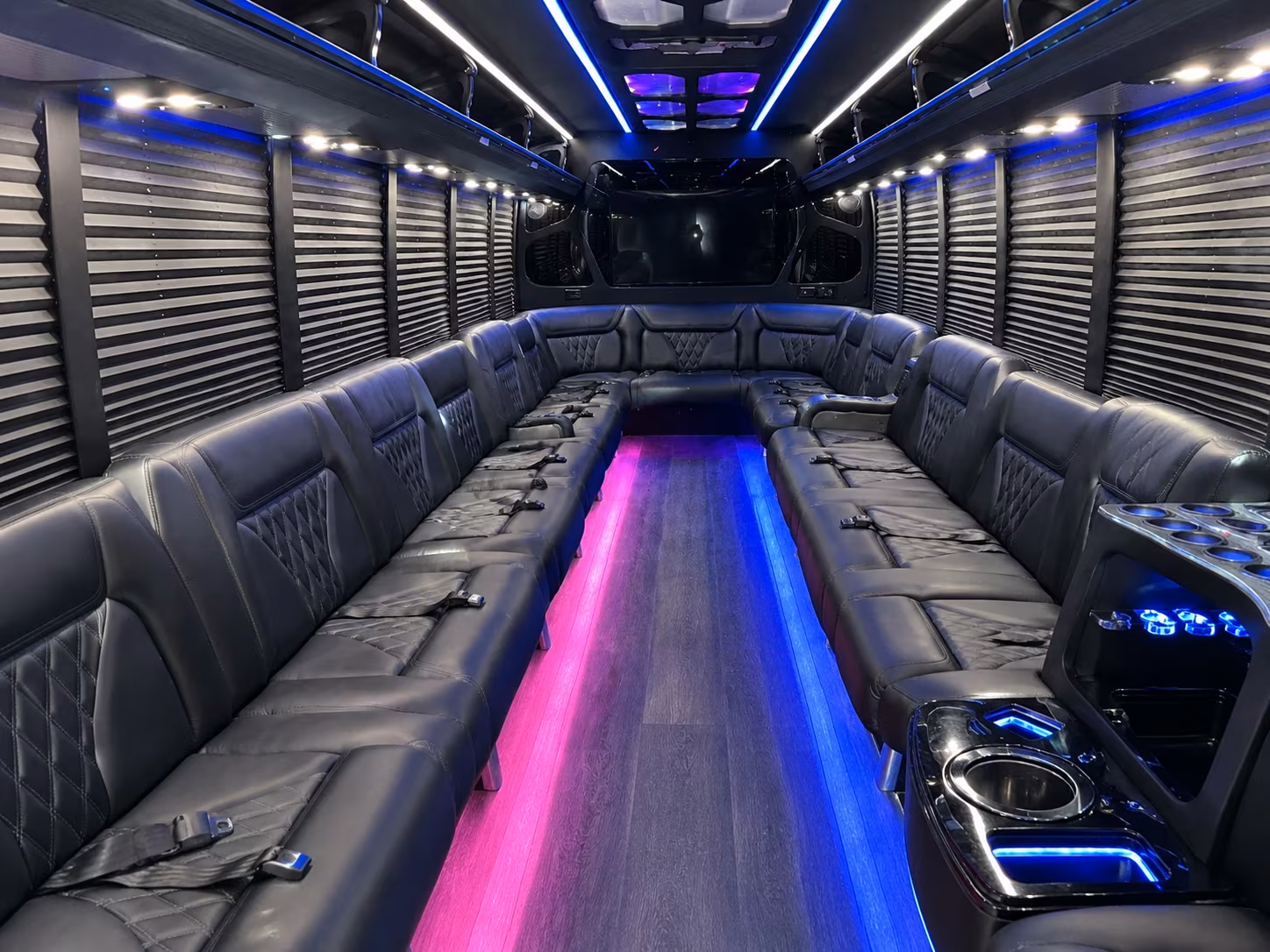 Riverside Private Event Transportation onboard seating