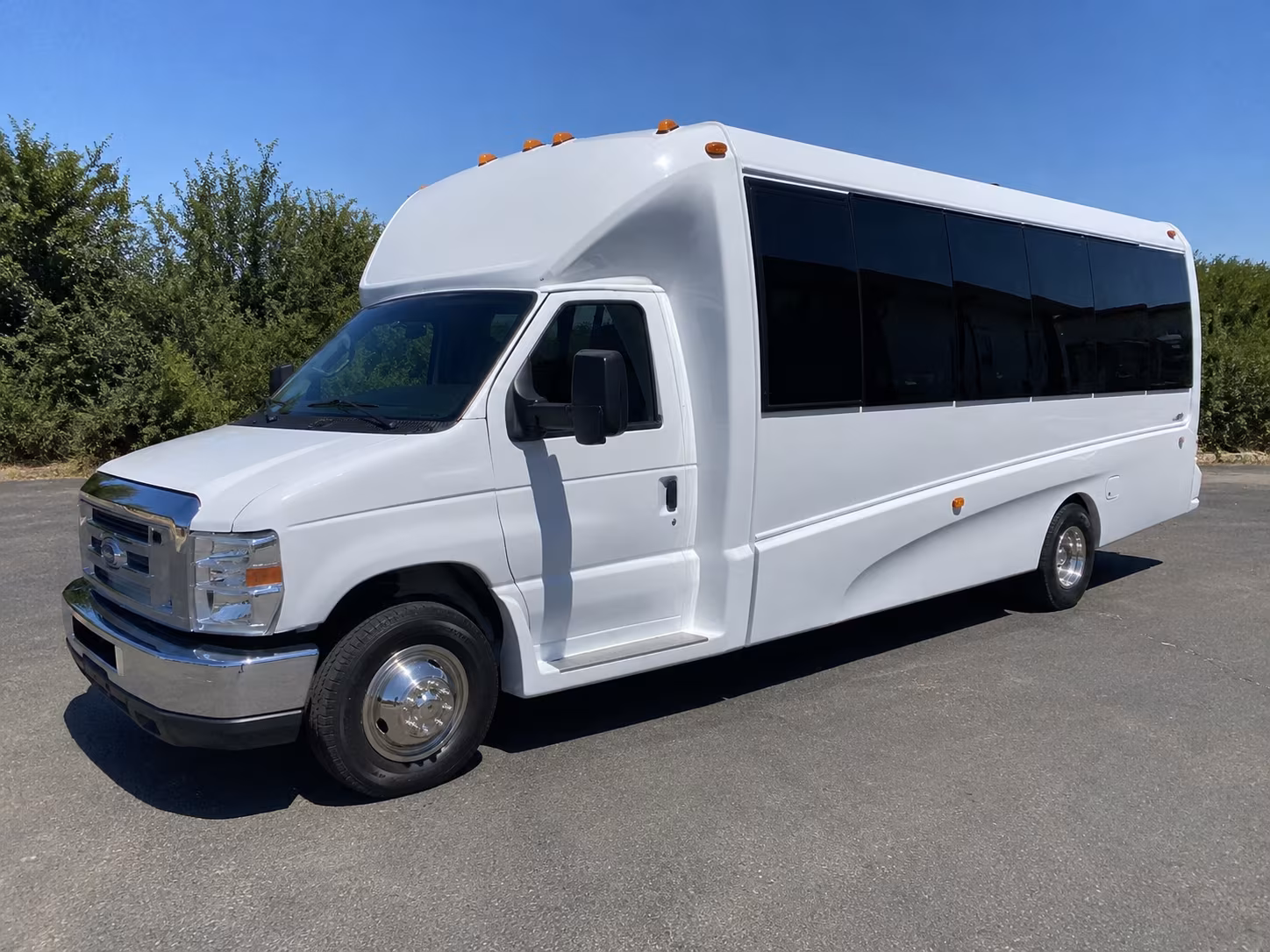 Riverside Prom & Homecoming Transportation party bus exterior