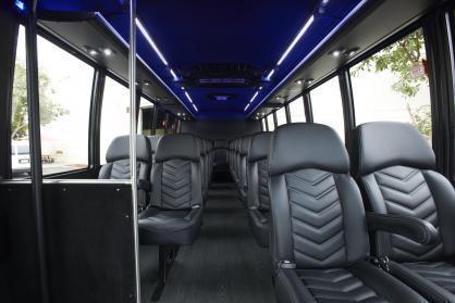 charter bus rentals Laguna Beach California