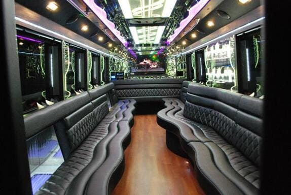 Anaheim 25 Passenger Limo bus Interior